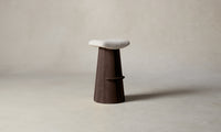 The Weston Bar & Counter Stool - Italian Bouclé Fossil