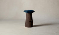 The Weston Bar & Counter Stool - Mohair Admiral