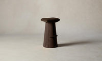 The Weston Bar & Counter Stool - Mohair Chocolate