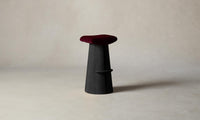 The Weston Bar & Counter Stool - Mohair Crimson