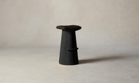 The Weston Bar & Counter Stool - Nubuck Leather Espresso