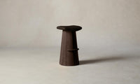 The Weston Bar & Counter Stool - Nubuck Leather Espresso