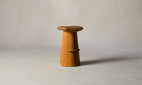 The Weston Bar & Counter Stool - Nubuck Leather Saddle