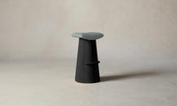 The Weston Bar & Counter Stool - Nubuck Leather Tide