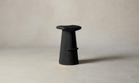 The Weston Bar & Counter Stool - Pebbled Leather Ink