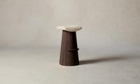 The Weston Bar & Counter Stool - Tuscan Leather Bisque