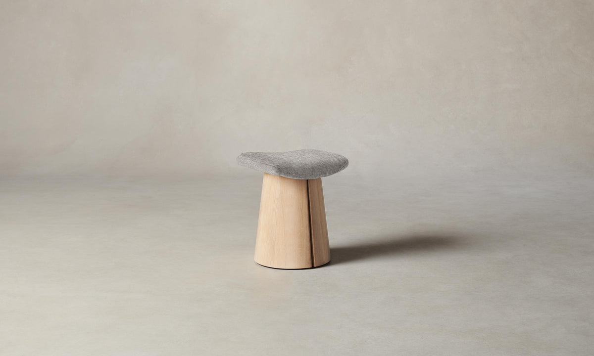 The Weston Stool - Heritage Belgian Linen Agate