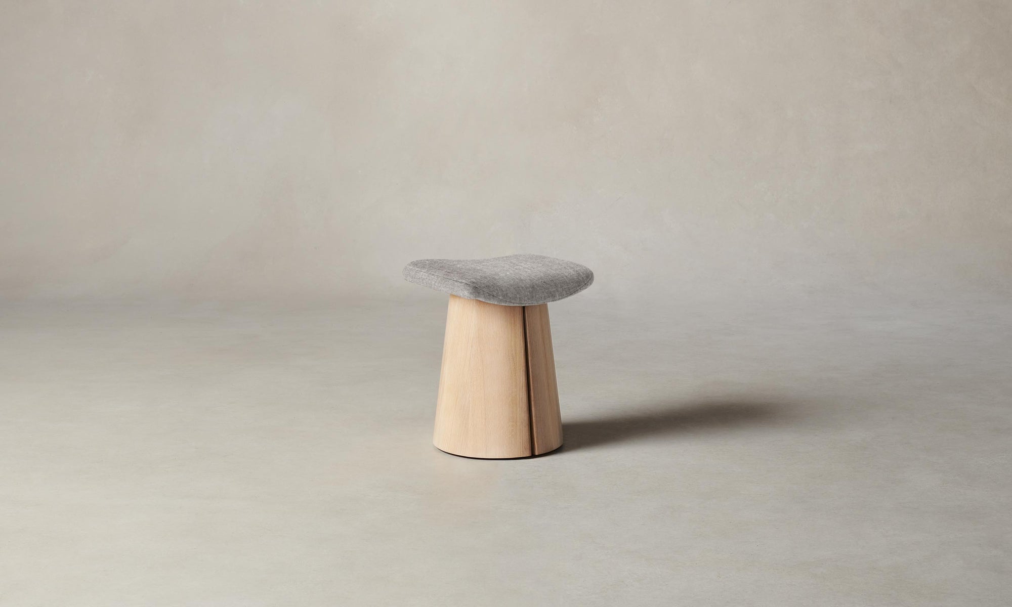 The Weston Stool - Heritage Belgian Linen Agate
