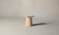 The Weston Stool - Belgian Linen Alder