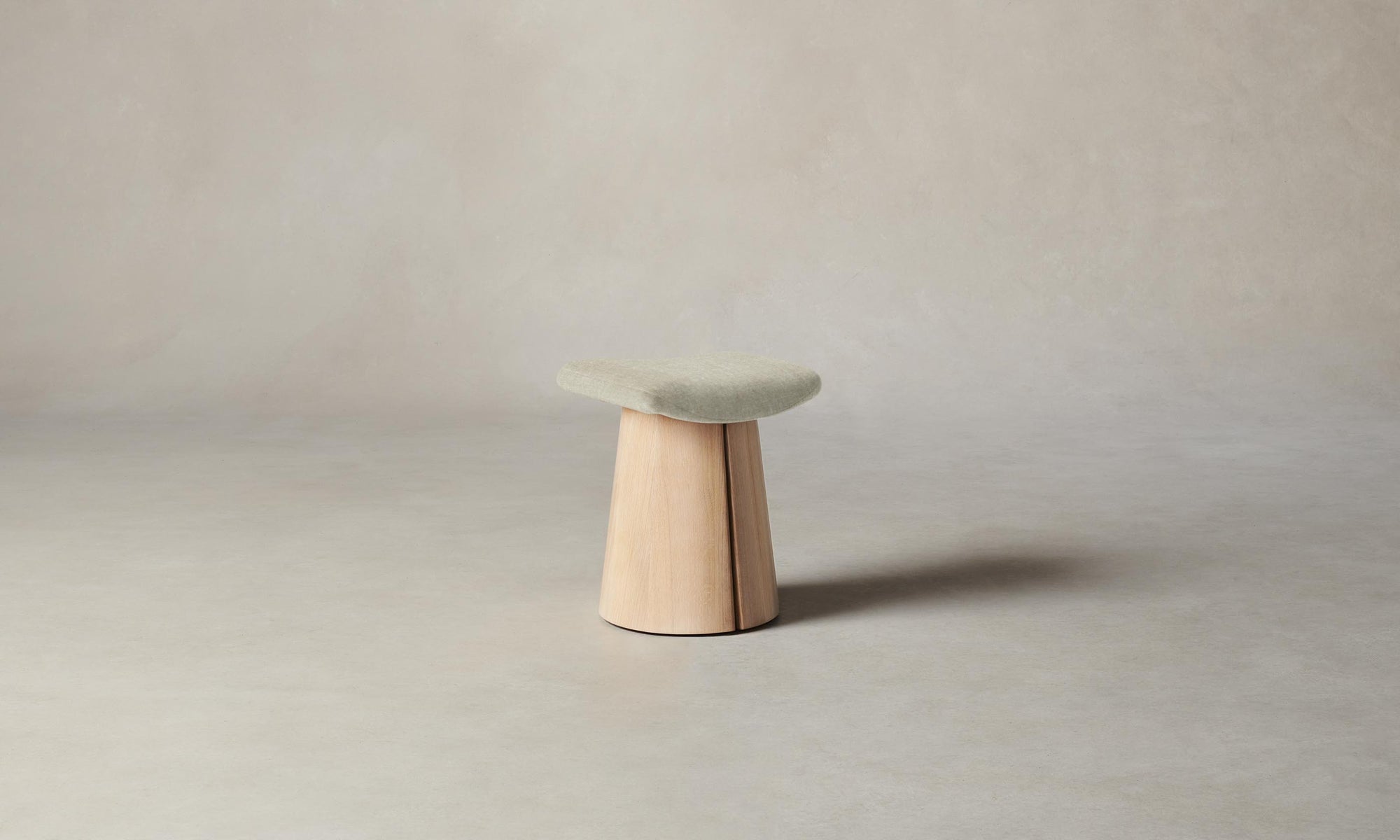 The Weston Stool - Heritage Belgian Linen Alder