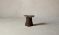 The Weston Stool - Belgian Linen Carob