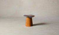 The Weston Stool - Belgian Linen Carob