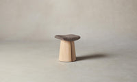 The Weston Stool - Belgian Linen Carob