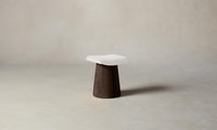 The Weston Stool - Belgian Linen Egret