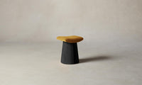 The Weston Stool - Mohair Amber