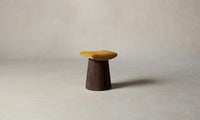 The Weston Stool - Mohair Amber