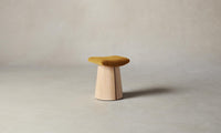 The Weston Stool - Mohair Amber