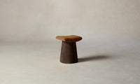 The Weston Stool - Mohair Brown Sugar