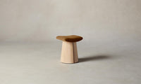 The Weston Stool - Mohair Brown Sugar