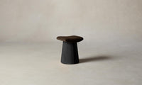 The Weston Stool - Mohair Chocolate