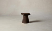 The Weston Stool - Mohair Chocolate