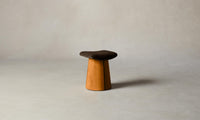 The Weston Stool - Mohair Chocolate