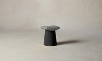 The Weston Stool - Nubuck Leather Asphalt