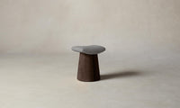 The Weston Stool - Nubuck Leather Asphalt