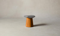 The Weston Stool - Nubuck Leather Asphalt