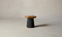 The Weston Stool - Nubuck Leather Saddle