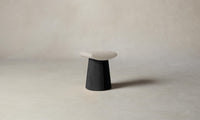 The Weston Stool - Nubuck Leather Sail