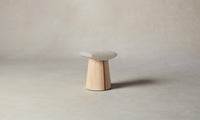 The Weston Stool - Nubuck Leather Sail