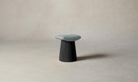 The Weston Stool - Nubuck Leather Tide