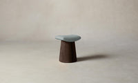 The Weston Stool - Nubuck Leather Tide