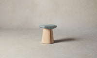 The Weston Stool - Nubuck Leather Tide