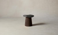 The Weston Stool - Pebbled Leather Ash