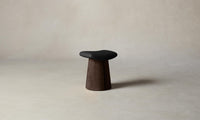 The Weston Stool - Pebbled Leather Ink