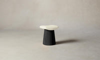 The Weston Stool - Pebbled Leather Swan