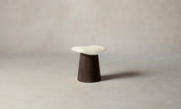 The Weston Stool - Pebbled Leather Swan