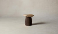 The Weston Stool - Tuscan Leather Camel