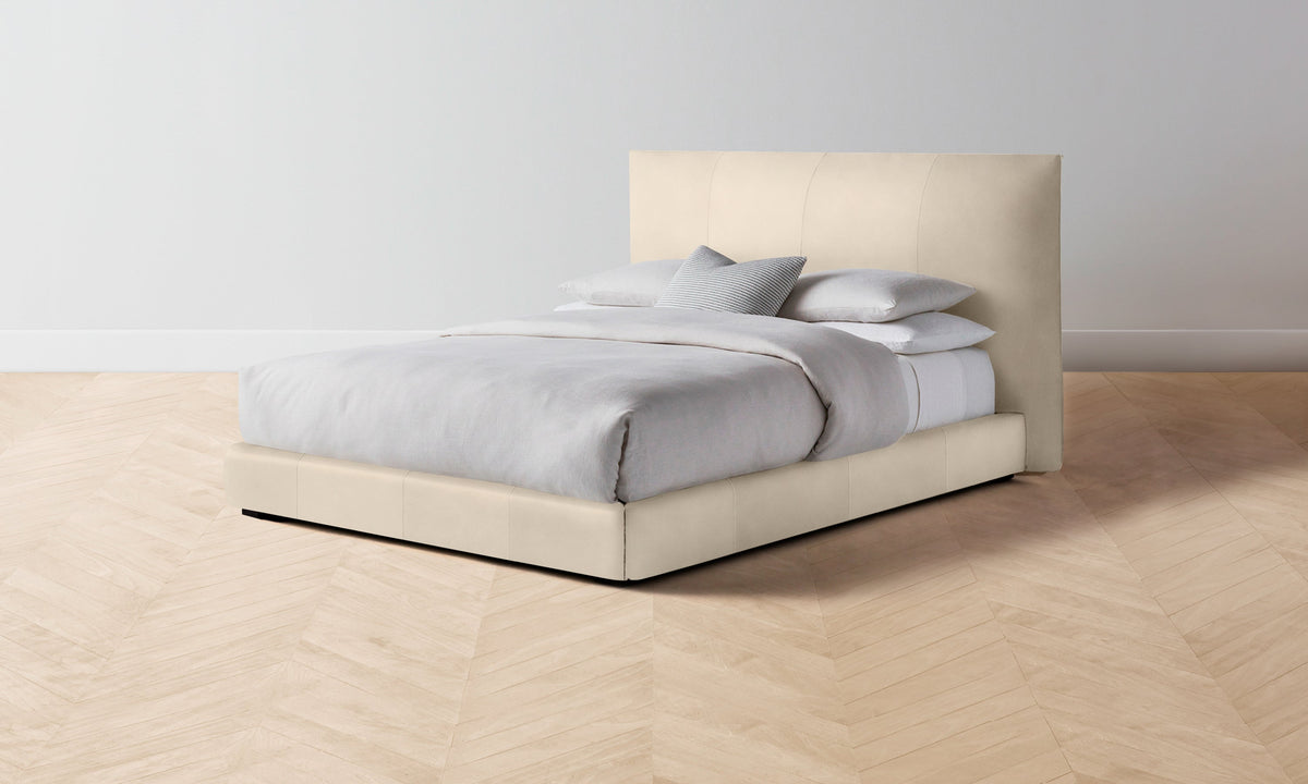 The Wythe Bed - Costa Leather Sesame