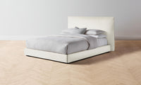 The Wythe Bed - Italian Bouclé White