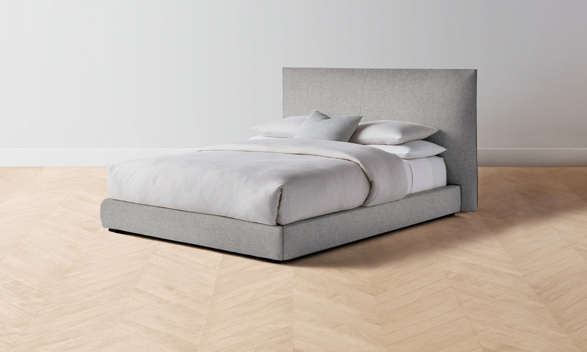 The Wythe Bed - Italian Brushed Wool Moon