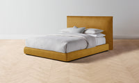 The Wythe Bed - Mohair Amber