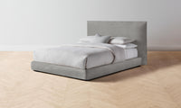 The Wythe Bed - Nubuck Leather Asphalt