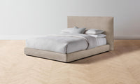 The Wythe Bed - Nubuck Leather Fawn