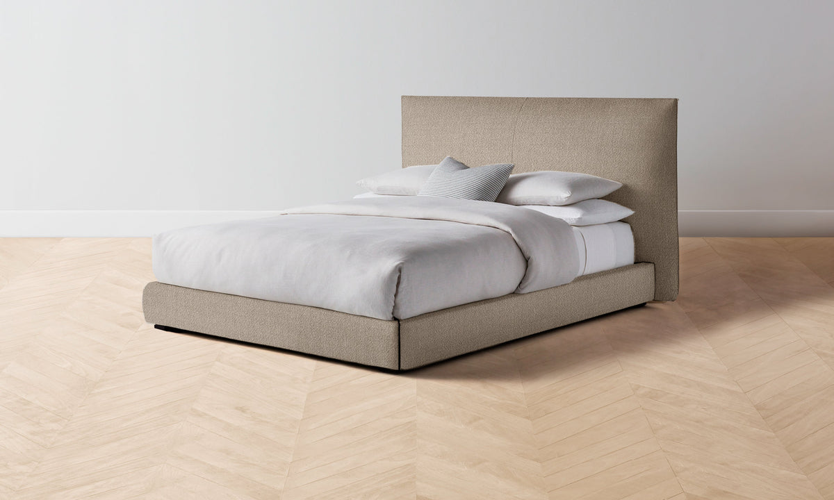 The Wythe Bed - Performance Textural Weave Earthen