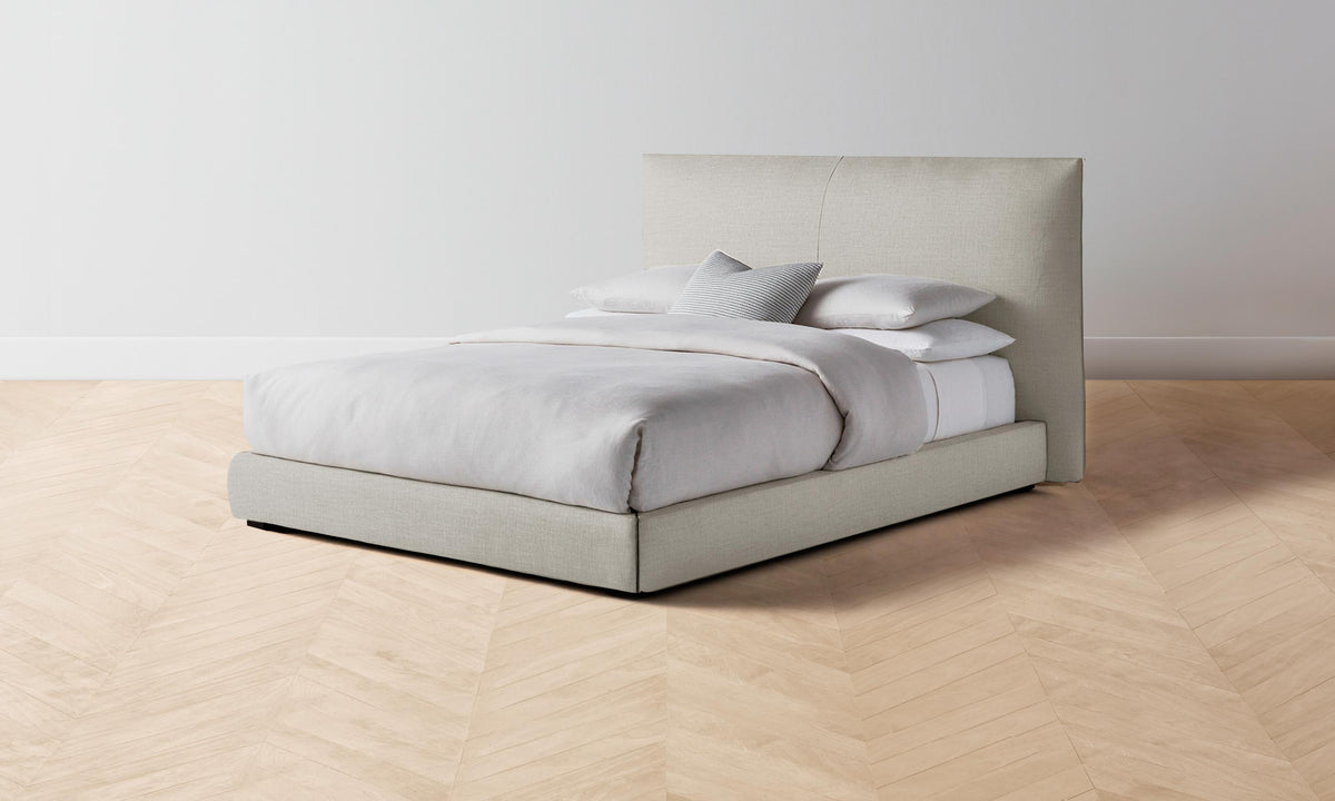 The Wythe Bed - Performance Linen Weave Beige