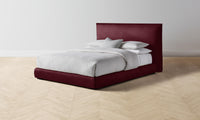 The Wythe Bed - Performance Velvet Merlot