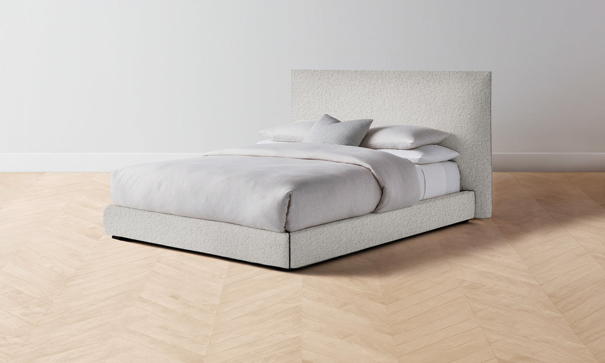 The Wythe Bed - Woolen Bouclé Cliff